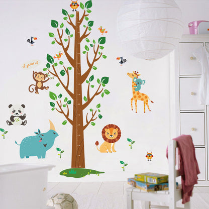 Adesivo murale Babbo Natale e albero