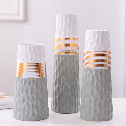 Vaso ceramica bicolore