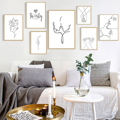 Quadro figure astratte