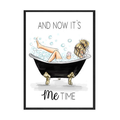 Poster bagno stile Nordic