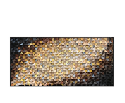 Quadro mosaico legno