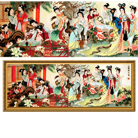 Quadro su tela Calligrafia e pittura