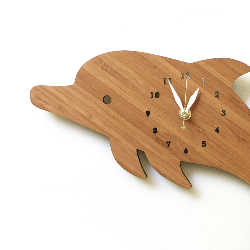 Orologio da parete Delfino e onde