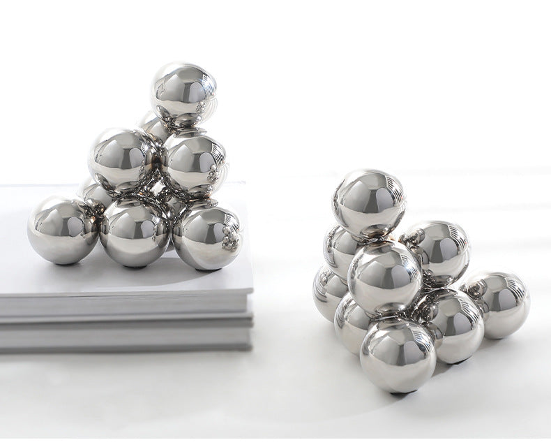 Sfera acciaio decorativa
