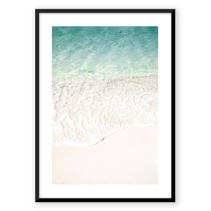 Quadro paesaggio marino astratto