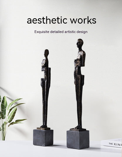 Scultura astratta resina