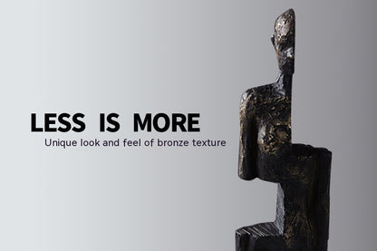 Scultura astratta resina