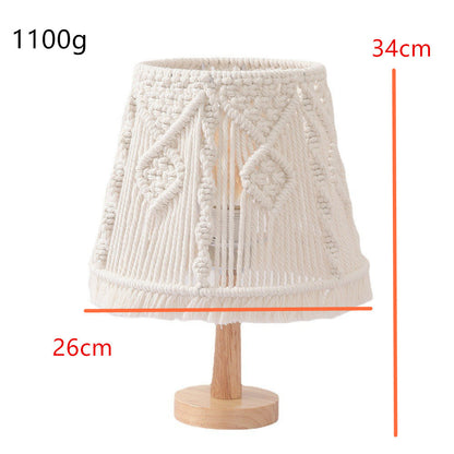 Lampada da comodino intrecciata