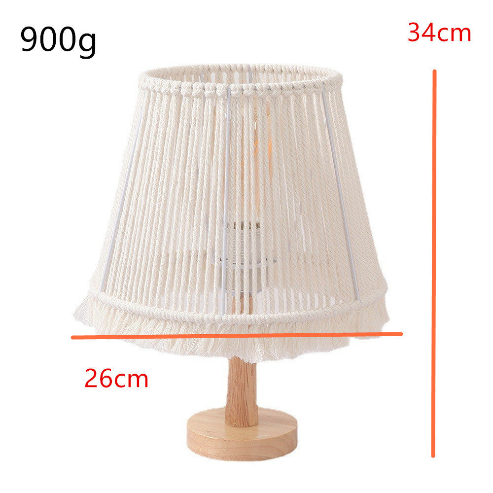 Lampada da comodino intrecciata