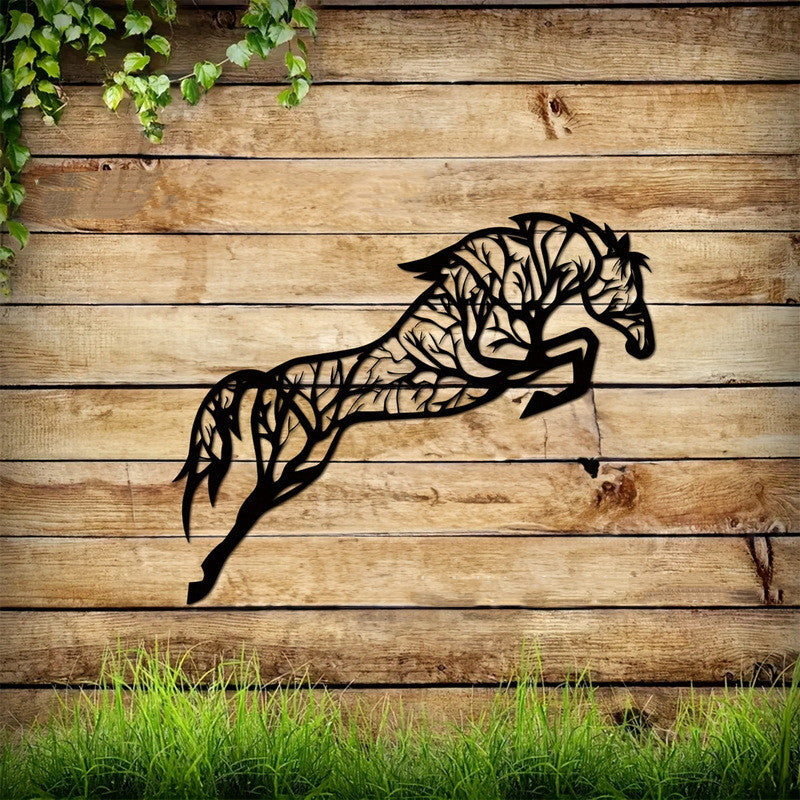 Quadro cavallo geometrico