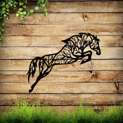 Quadro cavallo geometrico