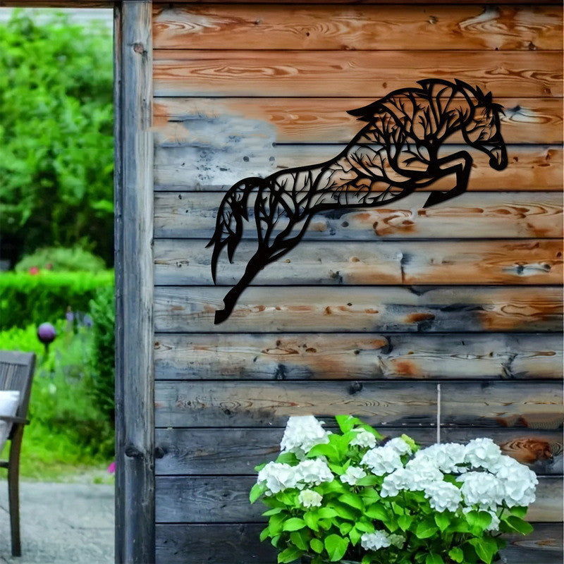 Quadro cavallo geometrico