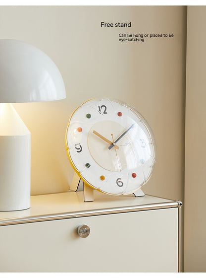Orologio da parete Sagoma goccia rossa