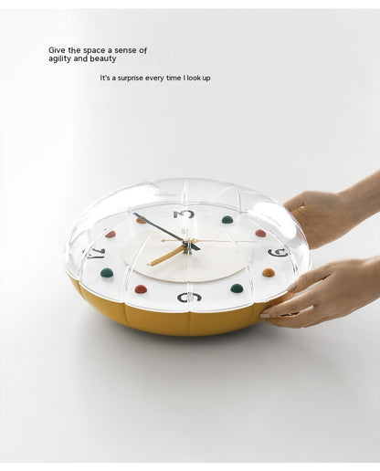 Orologio da parete Sagoma goccia rossa
