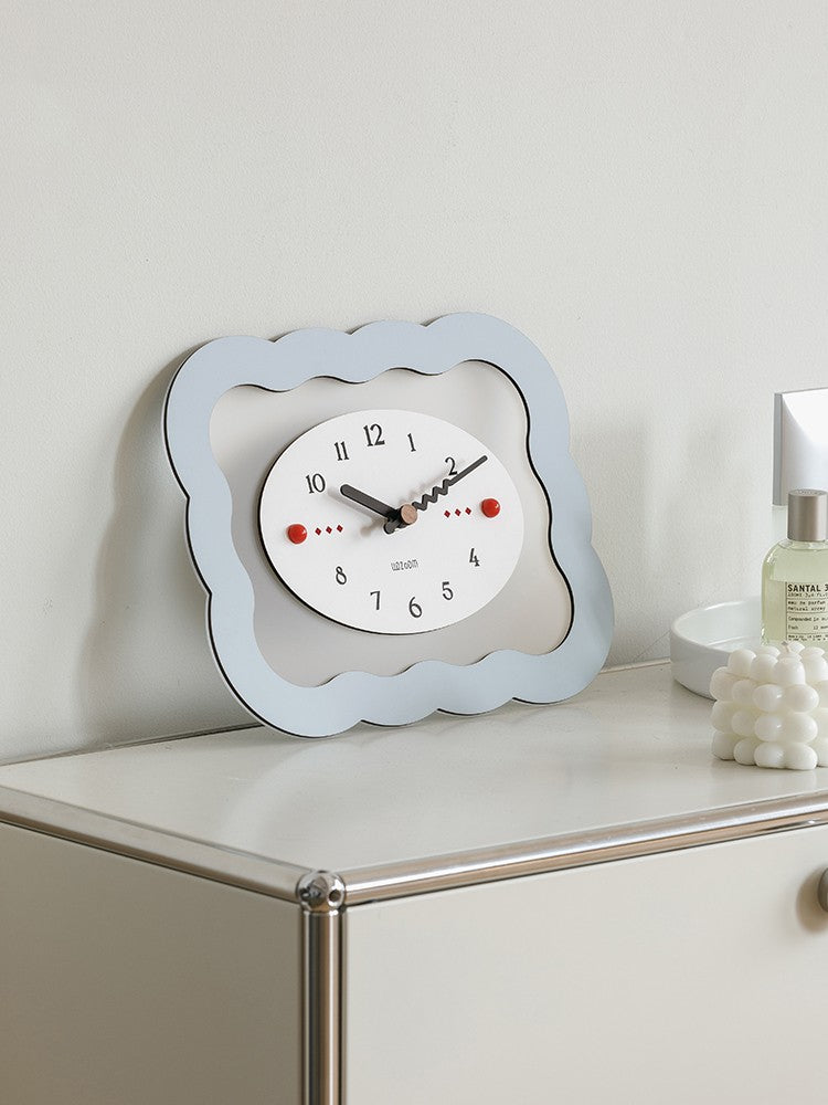 Orologio da parete Cornice ondulata decorativa