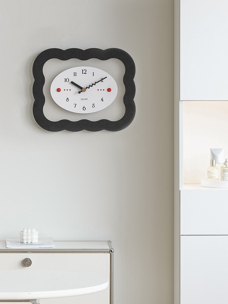 Orologio da parete Cornice ondulata decorativa