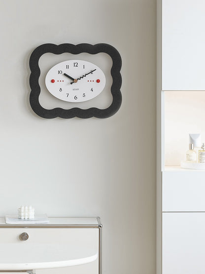 Orologio da parete Cornice ondulata decorativa