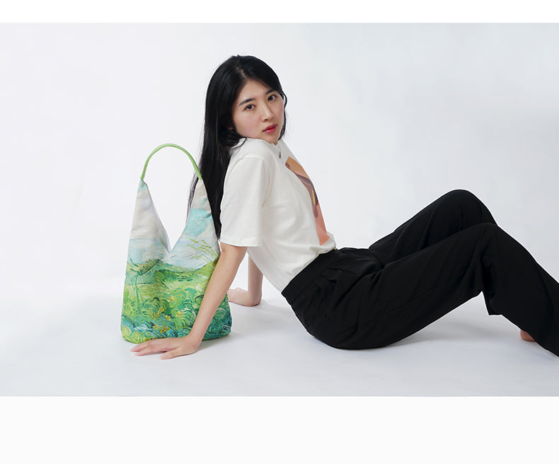 Borsa Spalla Dipinto Grano