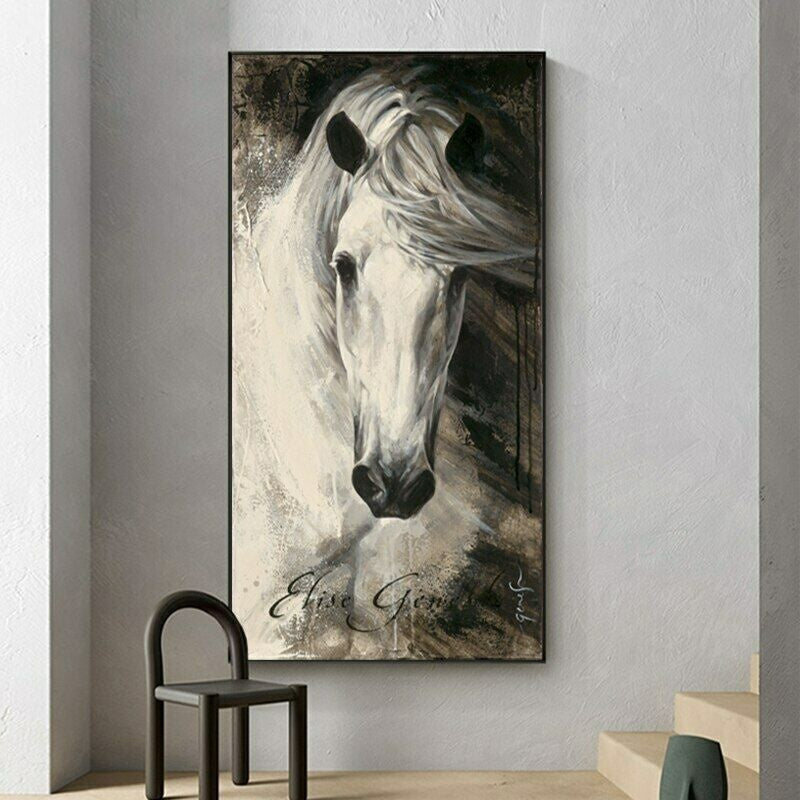 Quadro cavallo bianco