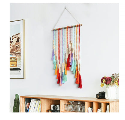 Arazzo Multicolore con Nappe