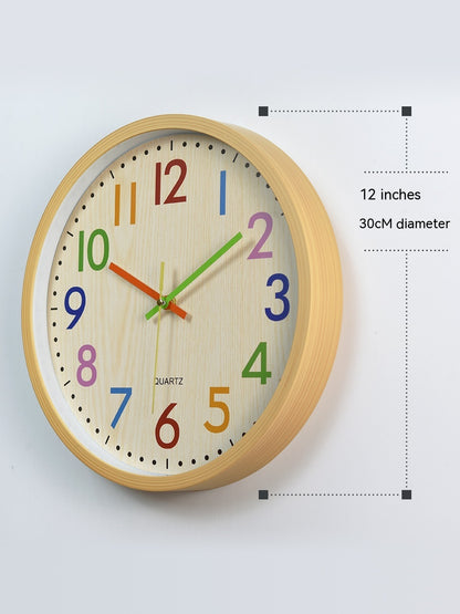 Orologio da parete Numeri arcobaleno