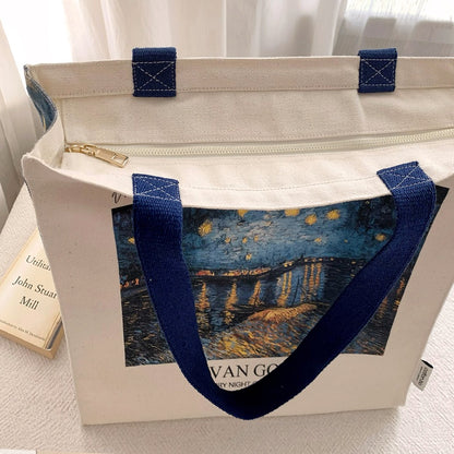 Borsa Tela Notte Stellata