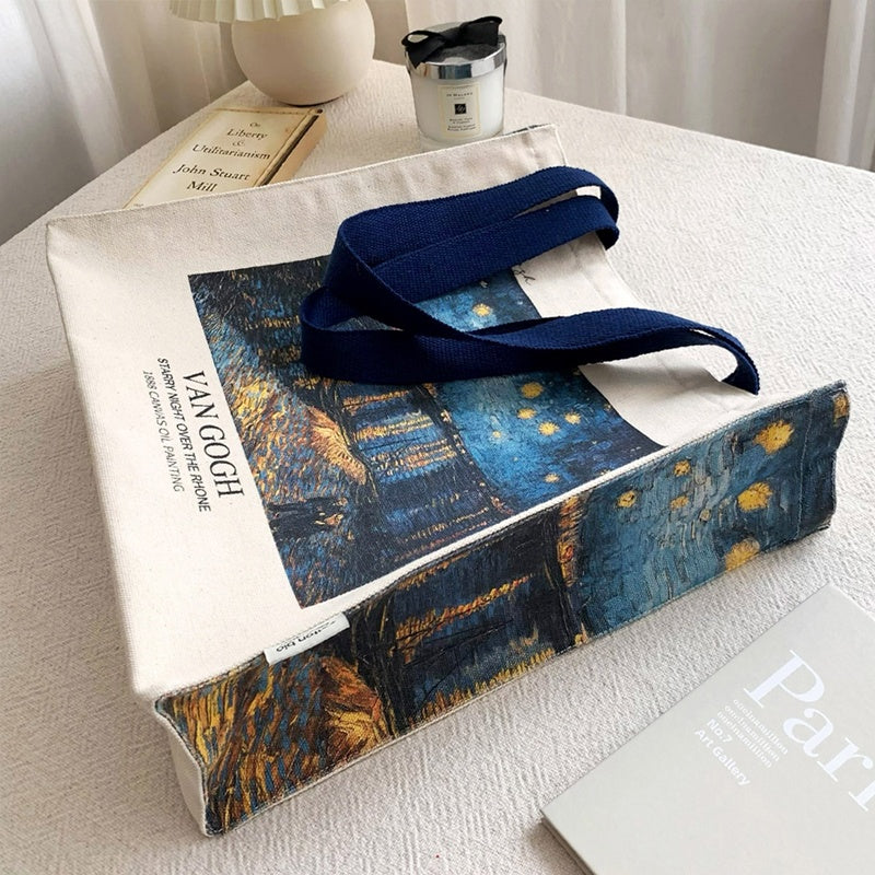 Borsa Tela Notte Stellata