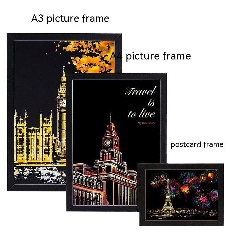 Quadro città notturna