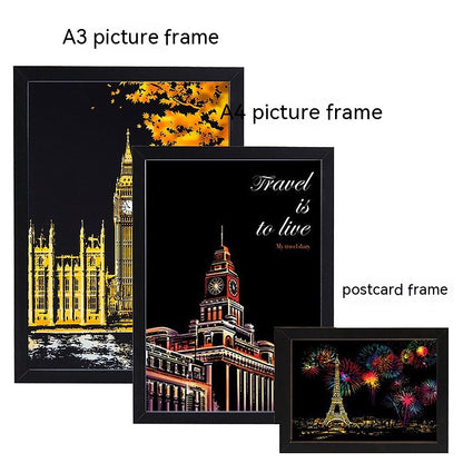 Quadro città notturna