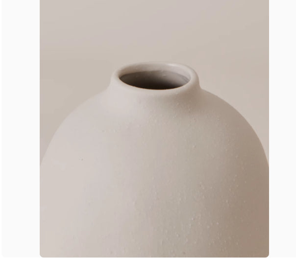 Vaso ceramica bianco