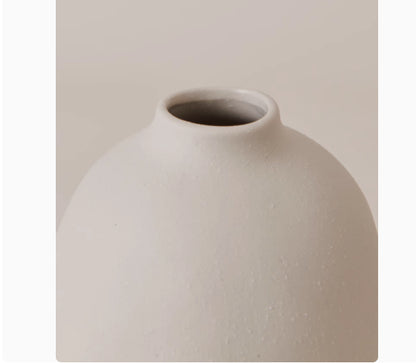 Vaso ceramica bianco