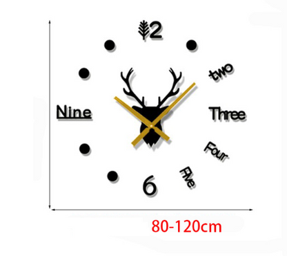 Orologio da parete Note musicali grigie
