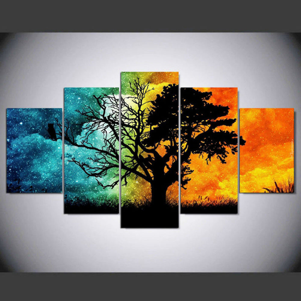 Quadro albero astratto
