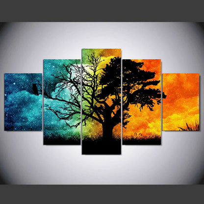 Quadro albero astratto