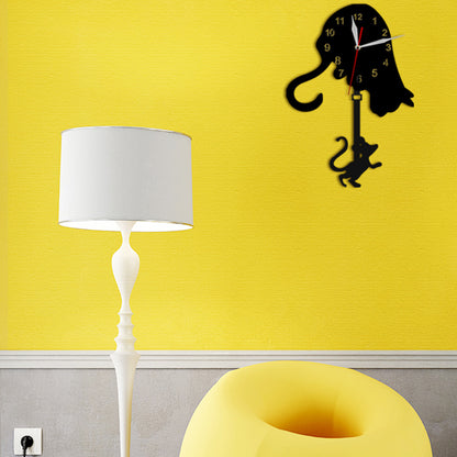 Orologio da parete Silhouette elefante