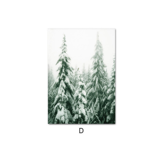 Quadro Foresta Invernale
