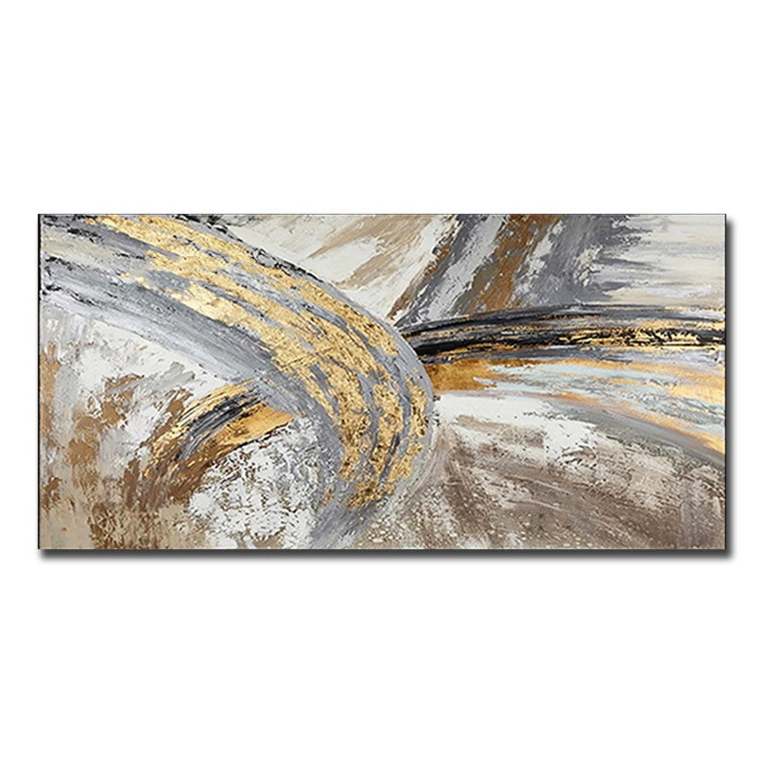 Dipinto astratto oro