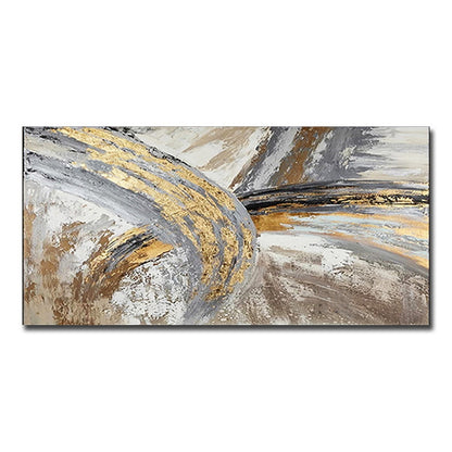 Dipinto astratto oro