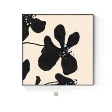 Quadro orchidea bianco nero