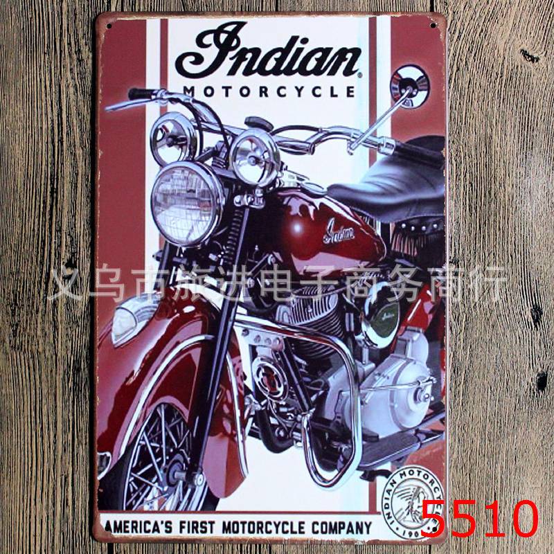 Targa in metallo Motociclette vintage