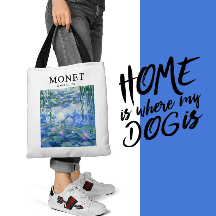 Borsa tela ninfee