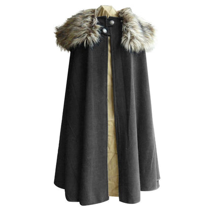 Mantello collo pelliccia