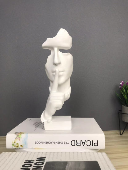 Decorazione viso astratto