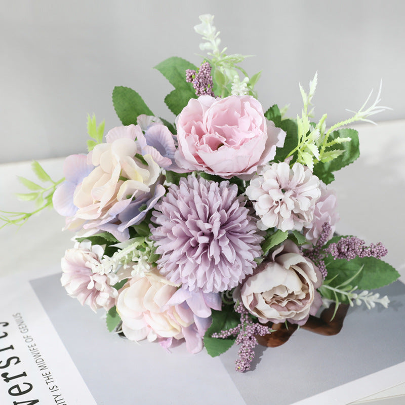 Bouquet rose artificiali