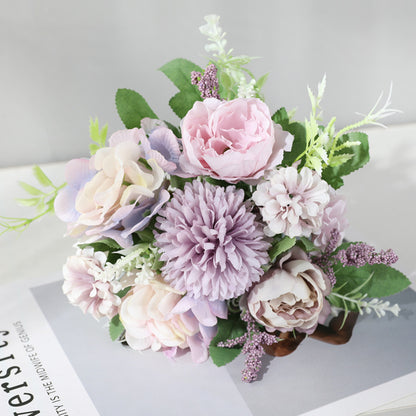 Bouquet rose artificiali