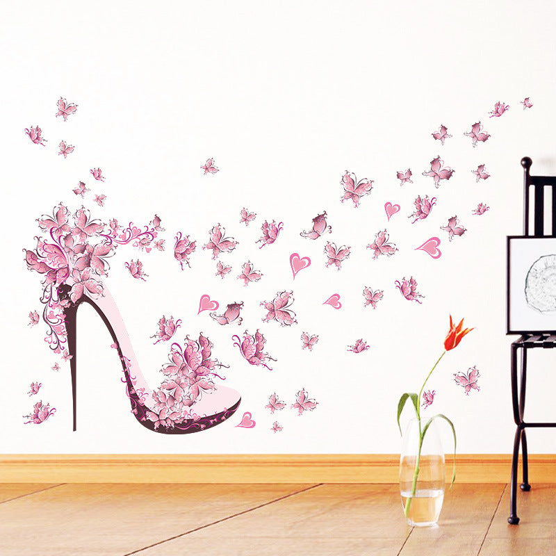 Sticker farfalle rosa