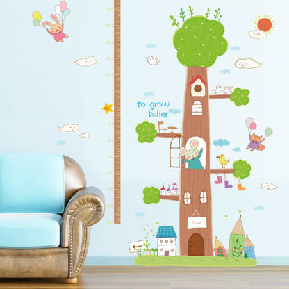 Adesivo murale Babbo Natale e albero