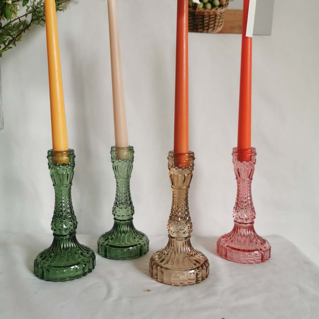 Candelabro vetro sfumato