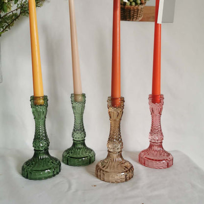 Candelabro vetro sfumato