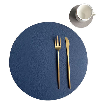 Set sottobicchieri in pelle